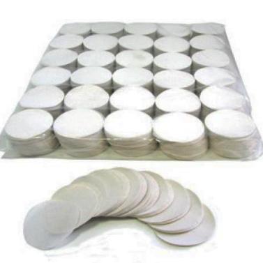 Бумажное конфетти - белое круглое